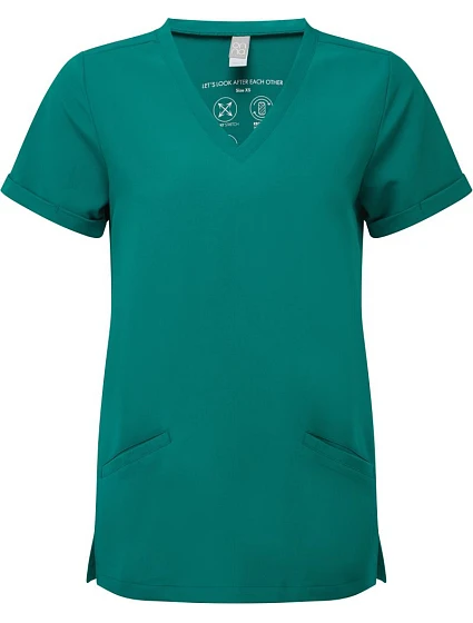 Onna NN 310 Dámsky strečový sveter s výstrihom do V 39.N310 clean green