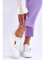 Dámské Krajkové Tenisky BIG STAR model 21546365 Bílé - Big Star Shoes