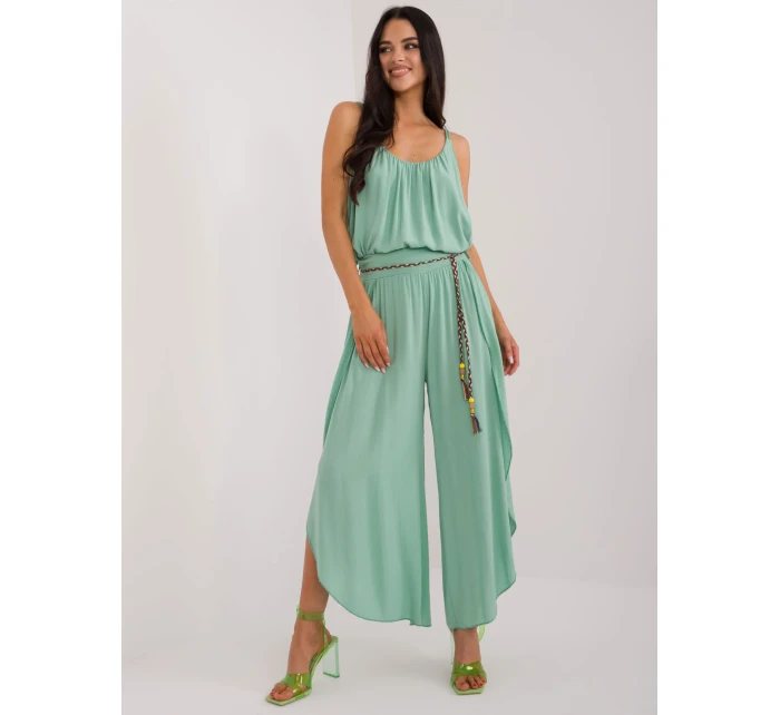 TW SP BI kalhoty model 20225618 pistácie - FPrice TW SP BI kalhoty model 20225618 pistácie - FPrice