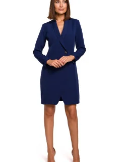 Dámske šaty S217 Dark Blue - Stylove