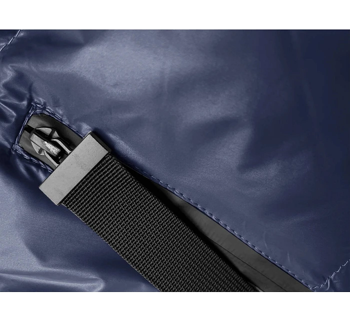 Dámska zimná páperová bunda tmavomodrá (23065-1)