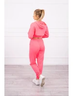 Bavlnená 3dielna sada ružová neónová