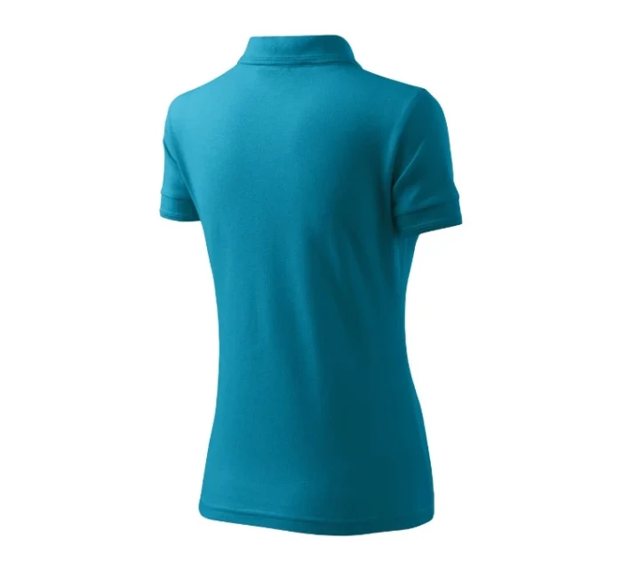 Pique Polo polokošile dámská tmavý tyrkys Pique Polo polokošile dámská tmavý tyrkys