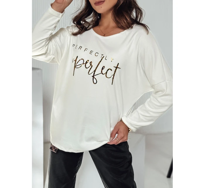 Dámska blúzka oversize PERFSTYLE biela FashionStreet RY2665