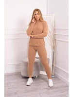 Dvoudílný model 18748187 set alpaka velbloudí - K-Fashion Dvoudílný model 18748187 set alpaka velbloudí - K-Fashion