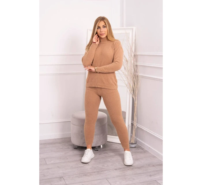 Dvoudílný model 18748187 set alpaka velbloudí - K-Fashion Dvoudílný model 18748187 set alpaka velbloudí - K-Fashion