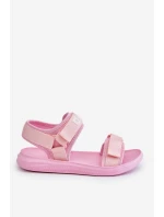 Damskie Sportowe Sandały Big Star LL274729 Różowe Damskie Sportowe Sandały Big Star LL274729 Różowe
