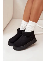 Dámské Sněhule Na Platformě Zateplené Kožíškem Černé model 21705246 - Boto Dámské Sněhule Na Platformě Zateplené Kožíškem Černé model 21705246 - Boto