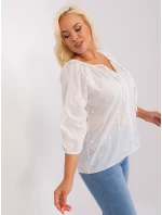Blúzka LK BZ 509324.50P biela béžová