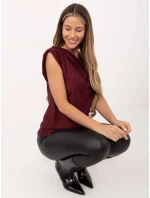 Blúzka MI BZ 61479.35 bordová Blúzka MI BZ 61479.35 bordová