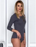 Dámske body EN BO 4296.03 sivé