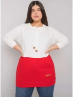 Mikina RV BL 6845.51P biela a červená