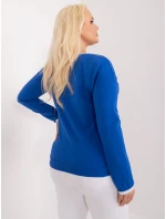Bluzka RV BZ model 21271977 kobaltowy - FPrice Bluzka RV BZ model 21271977 kobaltowy - FPrice
