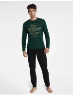 Pyžamo Imress 40952-79X Tmavo zelená a čierna - Henderson Pyžamo Imress 40952-79X Tmavo zelená a čierna - Henderson