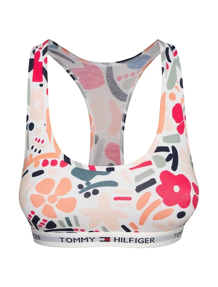 Dámska športová podprsenka Abstract Flower Print UW0UW00925 - Tommy Hilfiger
