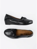 Jedinečné dámske čierne topánky na klinoch Jedinečné dámske čierne topánky na klinoch