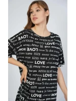 Dámska nočná košeľa s krátkym rukávom Amore