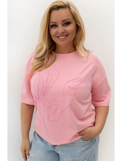 Tričko vo veľkosti plus size, model 230454 Relevance