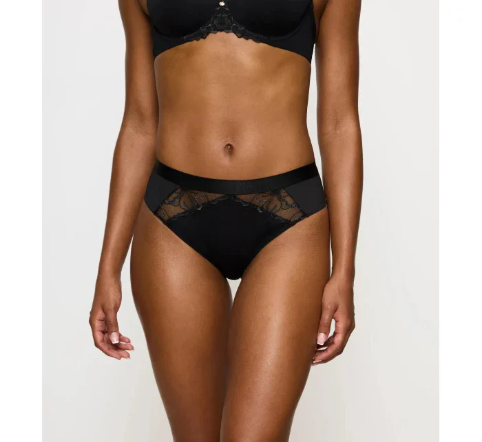 Dámske nohavičky Wild Azalea Florale Tai - BLACK - black 0004 - TRIUMPH