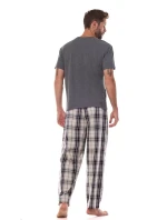Pánske pyžamo L&L 2473 Ben cr/r M-3XL Pánske pyžamo L&L 2473 Ben cr/r M-3XL