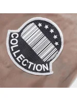 Dámska tenká bunda s ozdobným lemovaním béžová (1811-1)