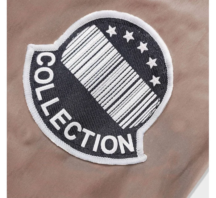 Dámska tenká bunda s ozdobným lemovaním béžová (1811-1)