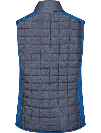 JN Dámská pletená hybridní vesta 02.0 royal melange/anthracite melange model 22489252 - Daiber