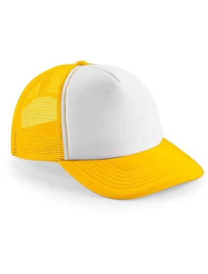 Beechfield B 645 5-panelová čiapka Vintage Trucker 53.0645 slnečnica/biela Beechfield B 645 5-panelová čiapka Vintage Trucker 53.0645 slnečnica/biela