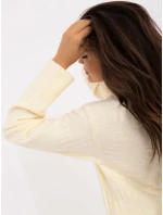 Sweter AT SW  jasny żółty model 20459079 - FPrice