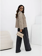 IT KR kabát FL8897KSM.00 tmavo lila