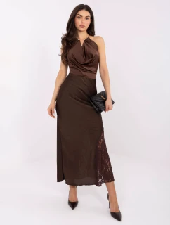 Sukňa MI SD G9140.34 tmavohnedá