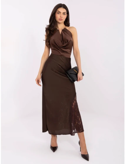 Sukňa MI SD G9140.34 tmavohnedá