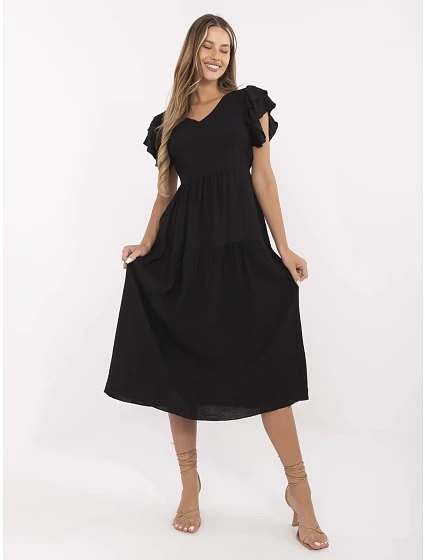 Šaty MI SK A2489.21 čierne Šaty MI SK A2489.21 čierne