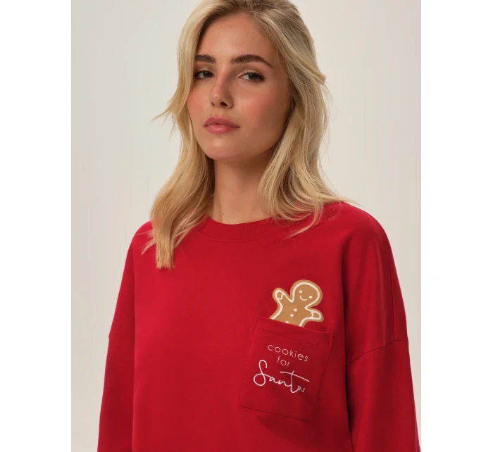 Dámske pyžamo Fawn 41900-33X Red - Henderson Ladies Dámske pyžamo Fawn 41900-33X Red - Henderson Ladies