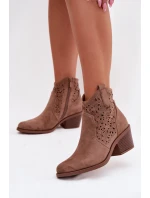 Topánky na podpätku model 224426 Step in style Topánky na podpätku model 224426 Step in style