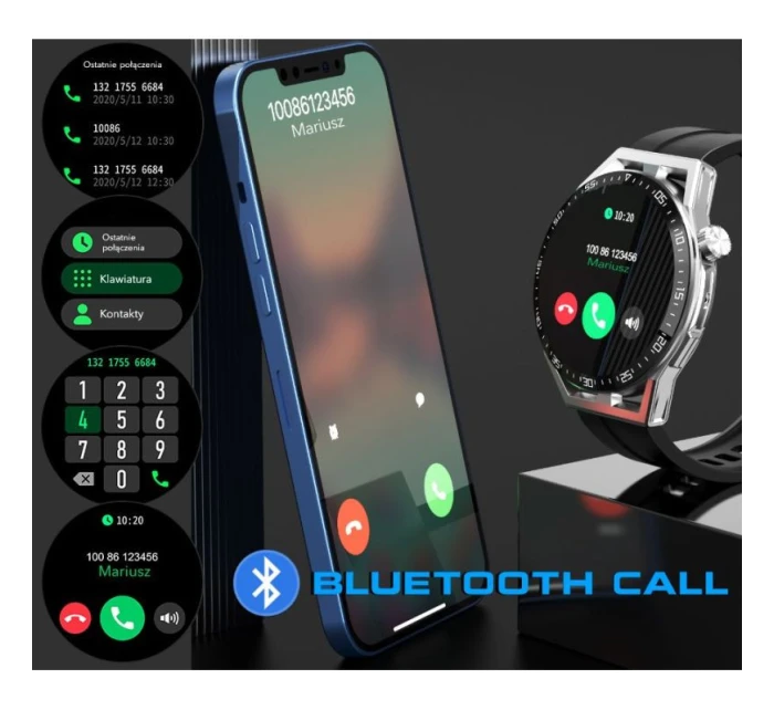 Černý silikonový řemínek + černý kožený řemínek model 21804953 - RUBICON