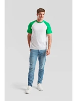 Baseball T tričko white/red model 22532793 - Fruit of the Loom Baseball T tričko white/red model 22532793 - Fruit of the Loom