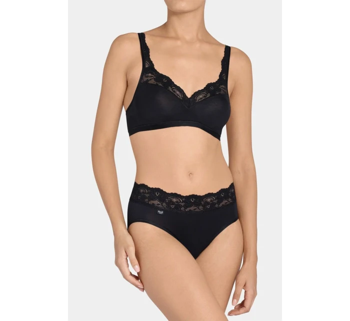 Sloggi model 18465053 Romance Midi kolor:0004black - Triumph Sloggi model 18465053 Romance Midi kolor:0004black - Triumph