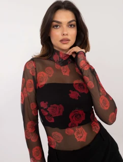 Blúzka DHJ BZ 18275 2.61 čierna a červená