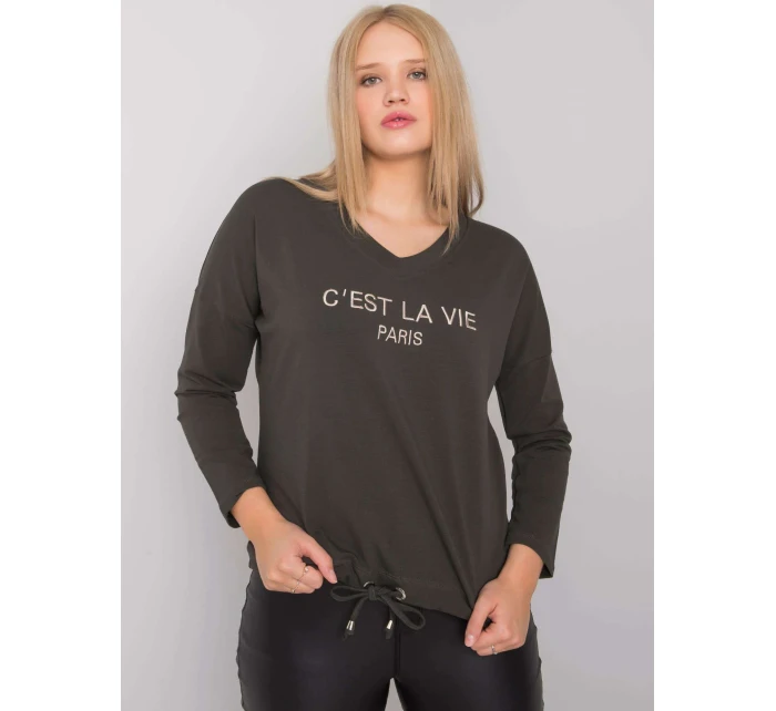 Blúzka RV BZ 7141.22 tmavá khaki