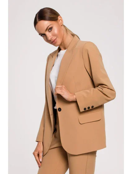 Dámska bunda M602 hnedá - MOE