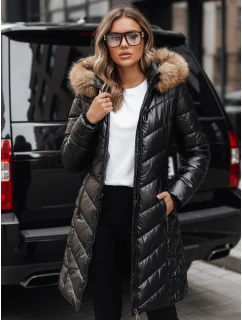 Dámská prošívaná zimní bunda černá Dstreet model 21993889 - FashionStreet