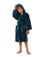 Detský župan Siena s kapucňou 9156 petrol - Vestis Detský župan Siena s kapucňou 9156 petrol - Vestis