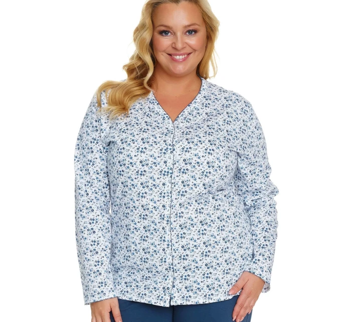 Dámske pyžamo 5282 modré plus - Doctornap