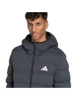 Pánská péřová bunda Stretch Hooded Jacket Black pánské oblečení model 21948282 - ADIDAS Pánská péřová bunda Stretch Hooded Jacket Black pánské oblečení model 21948282 - ADIDAS