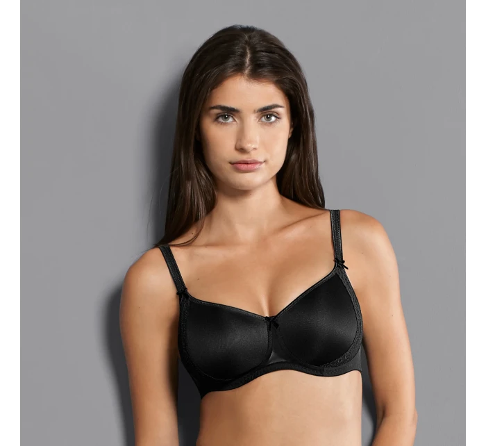 Mäkká podprsenka Lace Rose s penovou výplňou 5618 čierna - RosaFaia Mäkká podprsenka Lace Rose s penovou výplňou 5618 čierna - RosaFaia