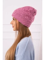Dámska čiapka Dagmara K332 tmavo ružová