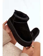 Ženské sněhule z přírodního semiše černé Mairene Ženské sněhule z přírodního semiše černé Mairene