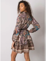 Šaty DHJ SK 15053.61 čierna a béžová Šaty DHJ SK 15053.61 čierna a béžová