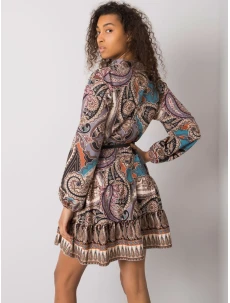 Šaty DHJ SK 15053.61 čierna a béžová